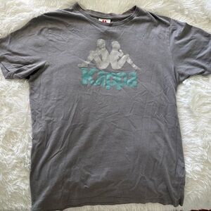 Kappa Grey Reflective Graphic T-Shirt